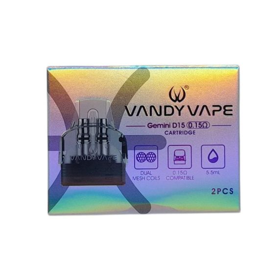 VANDY VAPE GEMINI CARTRIDGE 1PACK ISI 2PCS