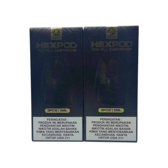 HEXPOD CARTRIDGE TOP FILL 1 PACK ISI 3 PCS
