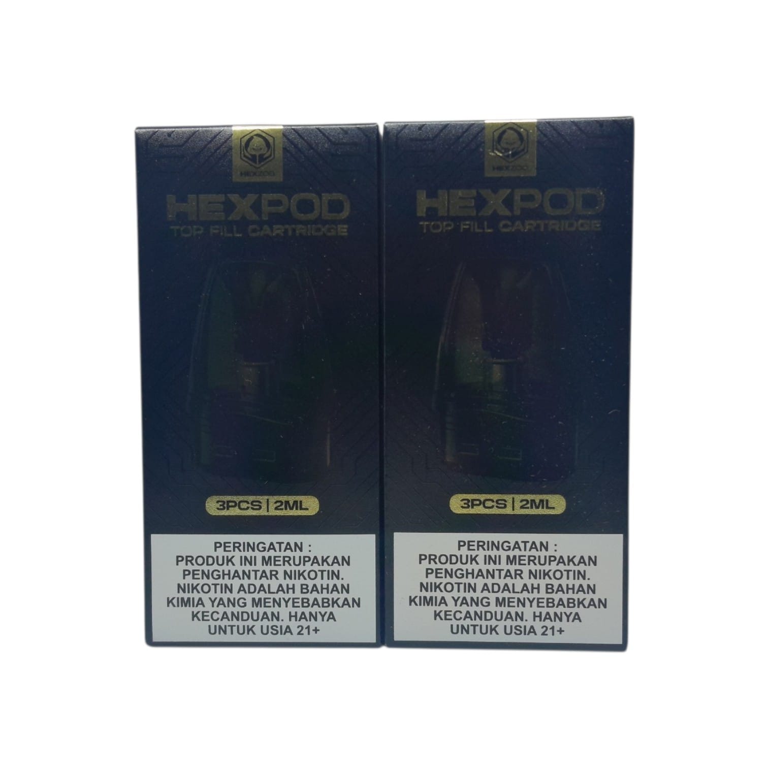 HEXPOD CARTRIDGE TOP FILL 1 PACK ISI 3 PCS