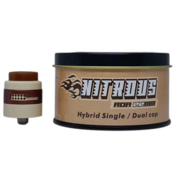 RDA NITROUS DUAL CAP 22MM AUTHENTIC