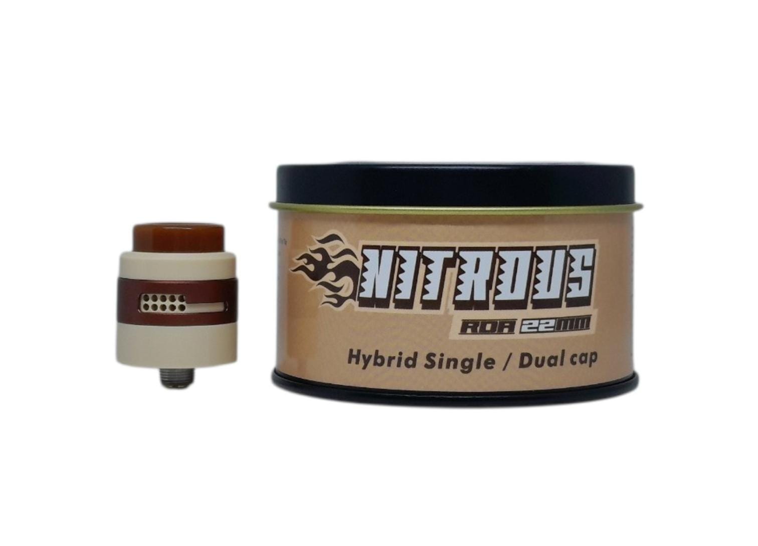 RDA NITROUS DUAL CAP 22MM AUTHENTIC
